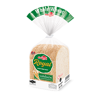 รอยัลโฮลวีต ขนมปังโฮลวีตเนื้อนุ่มสไลด์หนา