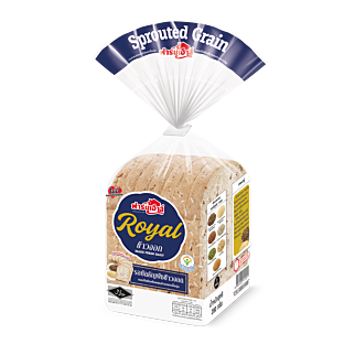 รอยัลธัญพืชข้าวงอก ขนมปังธัญพืชผสมข้าวงอกเนื้อนุ่ม