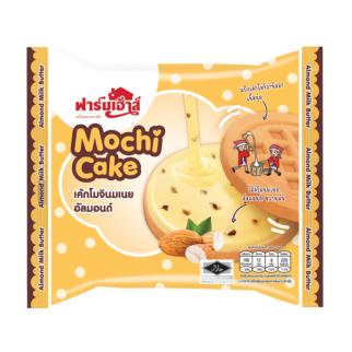 เค้กโมจิรสชาเขียวไส้ถั่วแดง