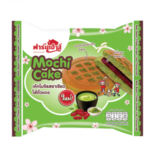 ใหม่!เค้กโมจิรสชาเขียวไส้ถั่วแดง 60 กรัม